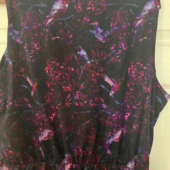 City Chi women's XL hummingbird dress - Picture 5 of 6